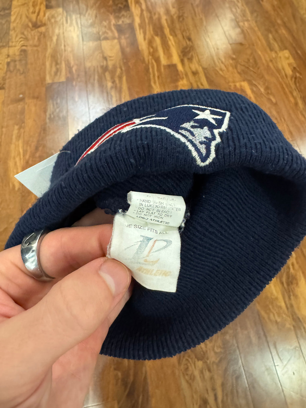 90s New England Patriots Logo Beanie (OS)