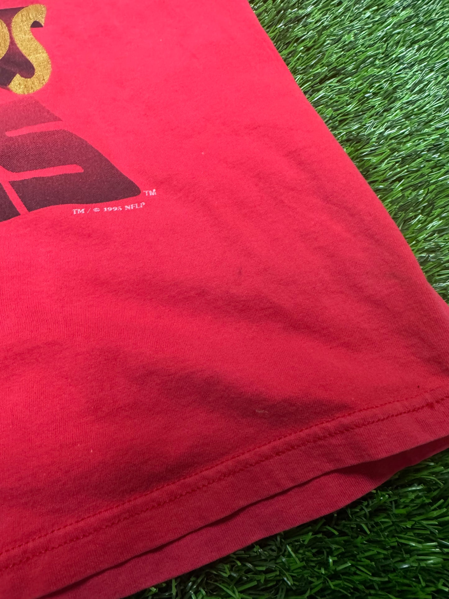 1995 San Francisco 49ers Big Spell Out Vintage Tee (XL)