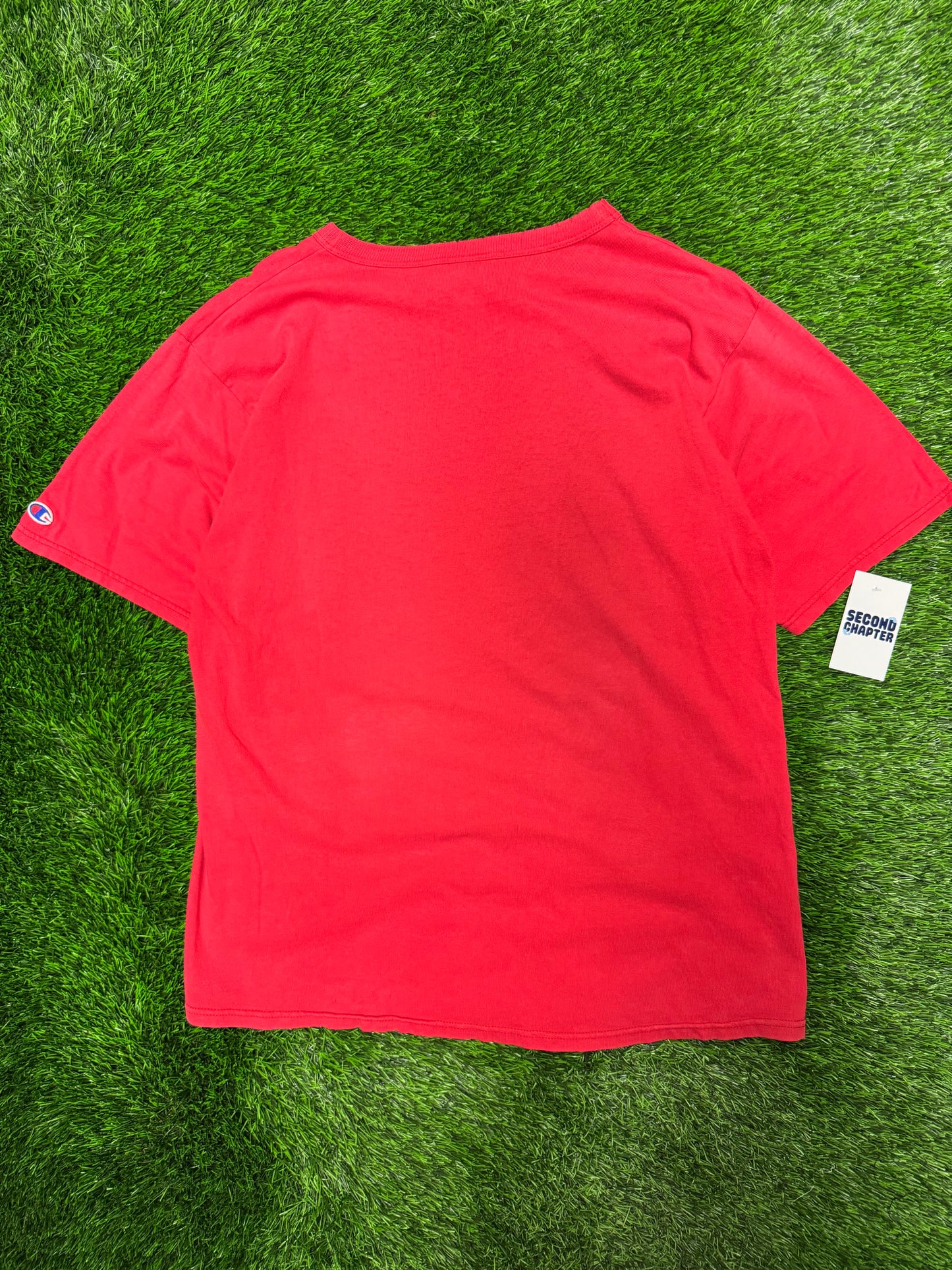 90s Portland Trail Blazers Champion Spell Out Vintage Tee (L)
