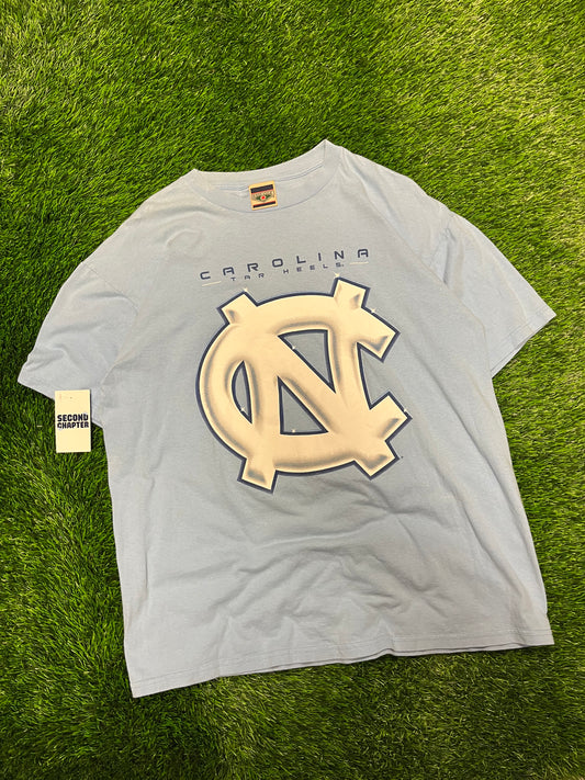 90s University of North Carolina (UNC) Vintage Glossy Logo Tee (XL)