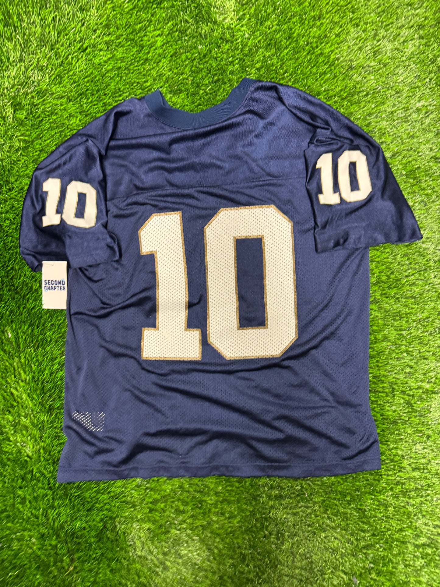 00s University of Notre Dame Vintage NCAA Football Jersey (L)