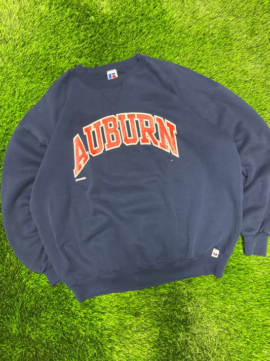 90s Auburn University Russell Athletics Made in U.S.A Vintage Crewneck (XXL)