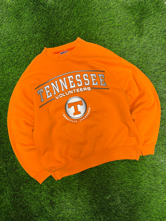 90s University of Tennessee Logo Spell Out Red Oak Vintage Crewneck (M)