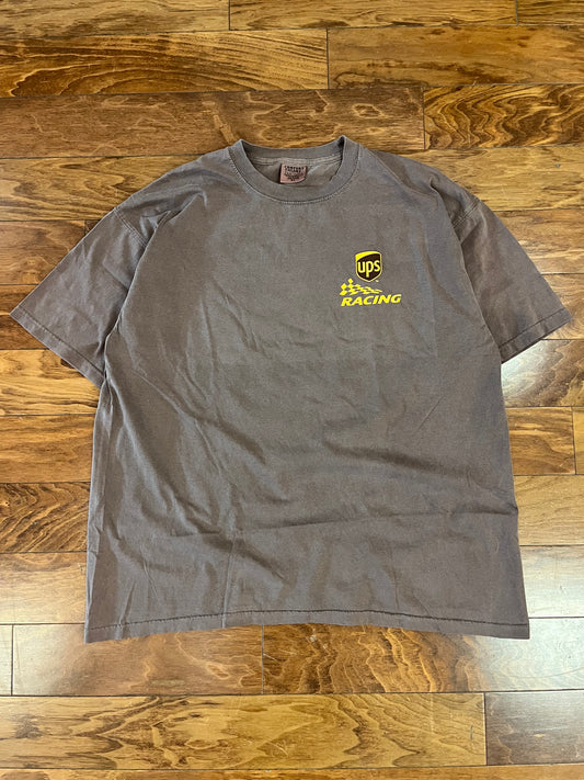 00s UPS Racing Nascar Brown Tee (XL)