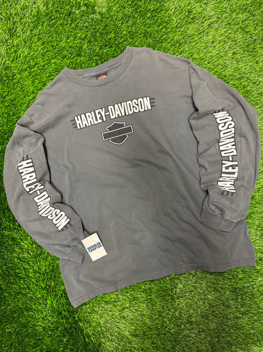 2012 Harley Davidson Charcoal Long Sleeve Tee (XL)