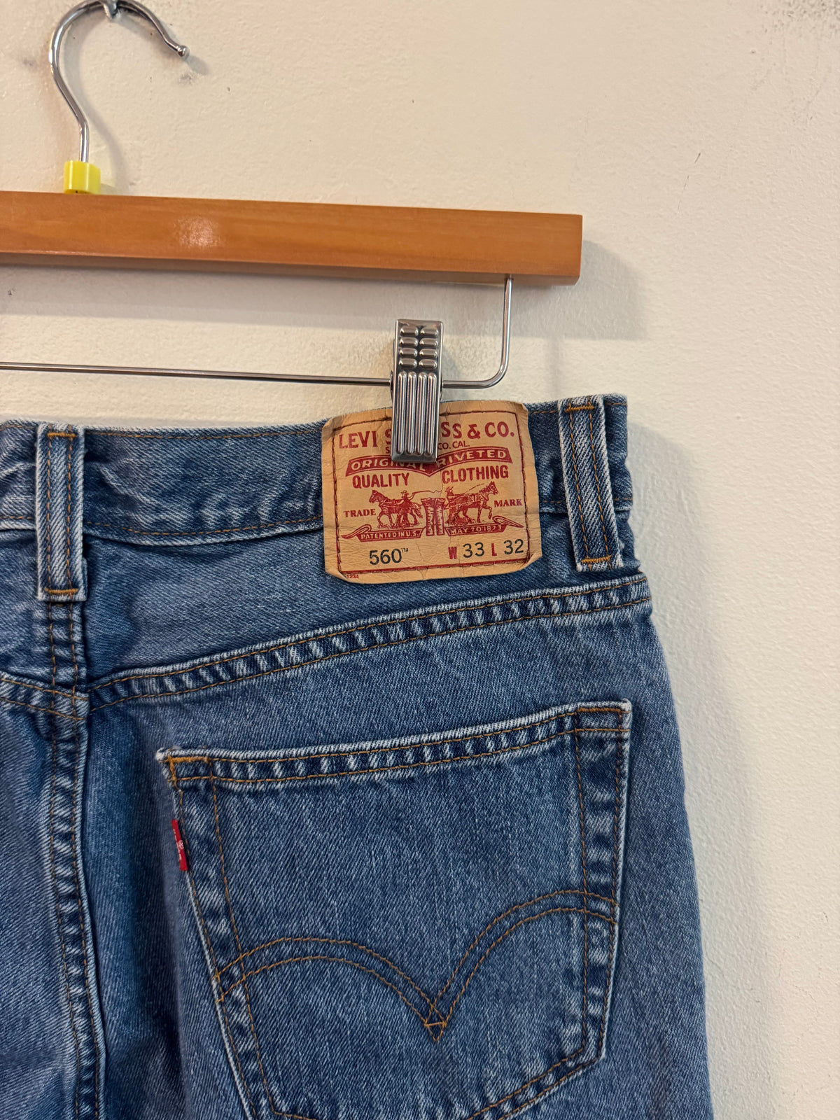 2010s Levi 560 Blue Shorts (33)