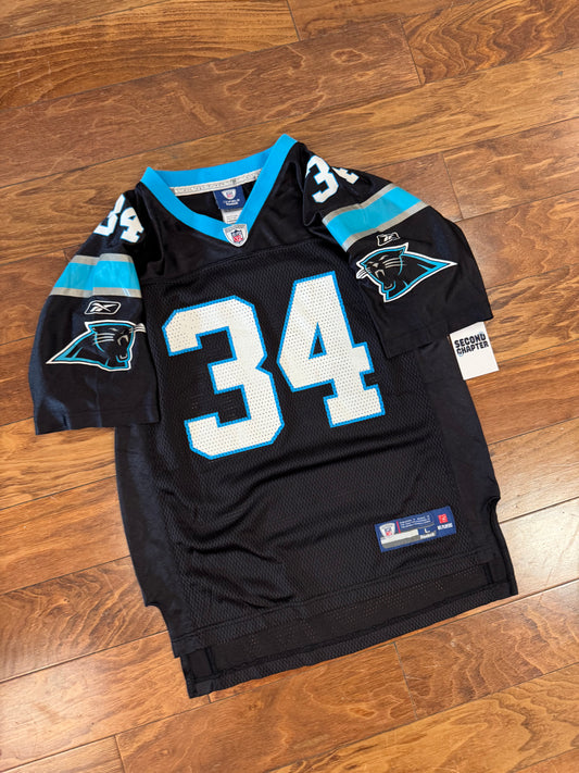 00s Carolina Panthers DeAngelo Williams Home Jersey (Youth L)