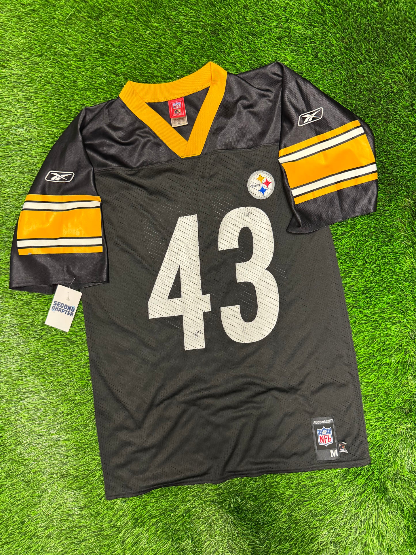Pittsburgh Steelers Troy Polamalu #43 NFL Players Jersey (M)