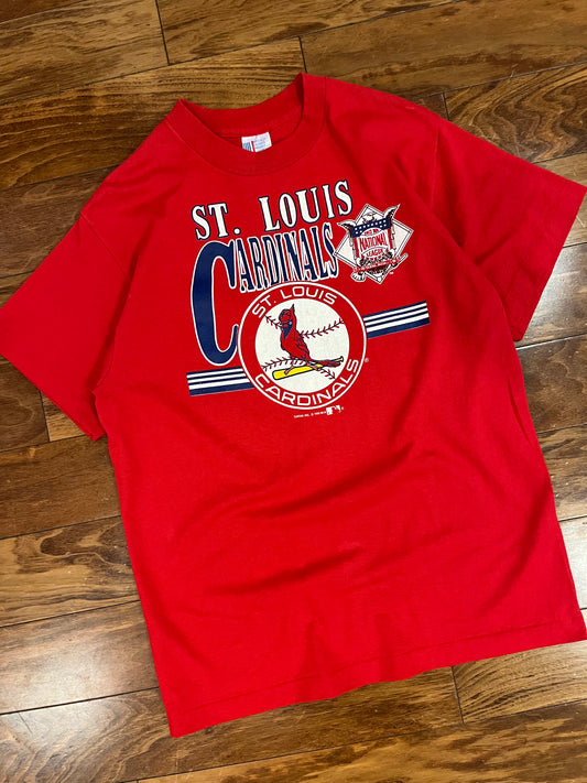 1990 St Louis Cardinals Graphic Vintage Tee (L)