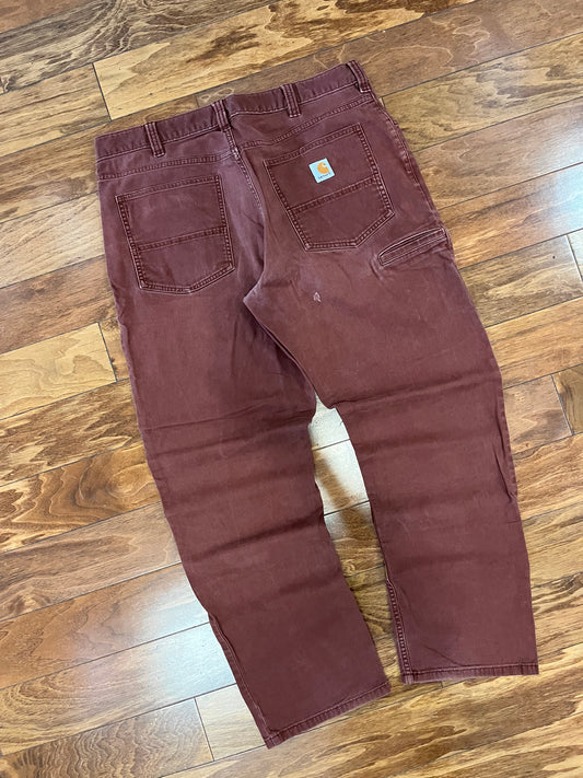 Carhartt Brick Distressed Workwear Pants (36 x 32)
