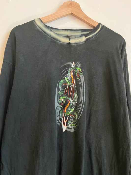 00s Global Generation Y2K Dragon Long Sleeve (XL)