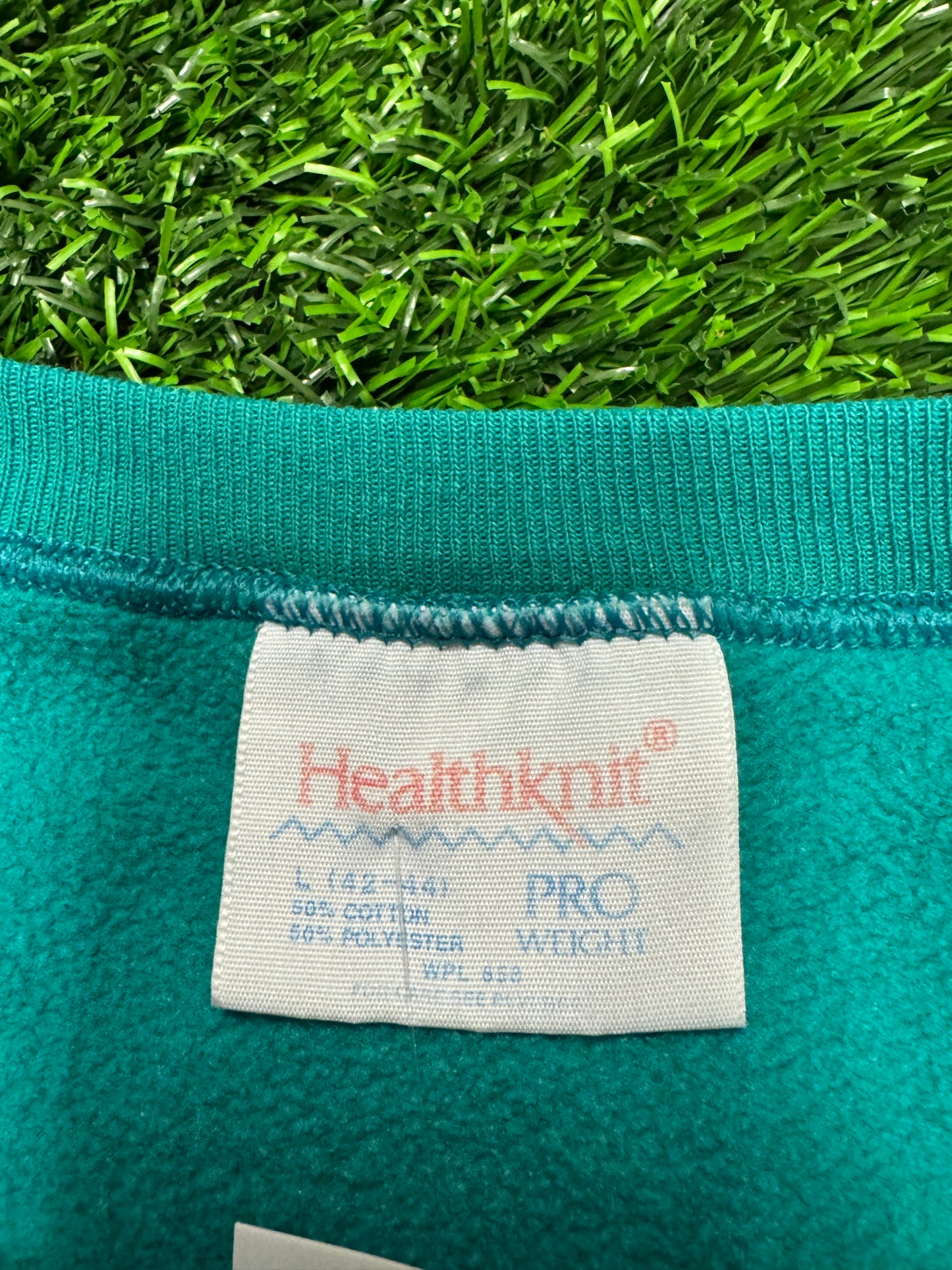 90s Universite De Paris Sabonne Dark Teal Crewneck (L)