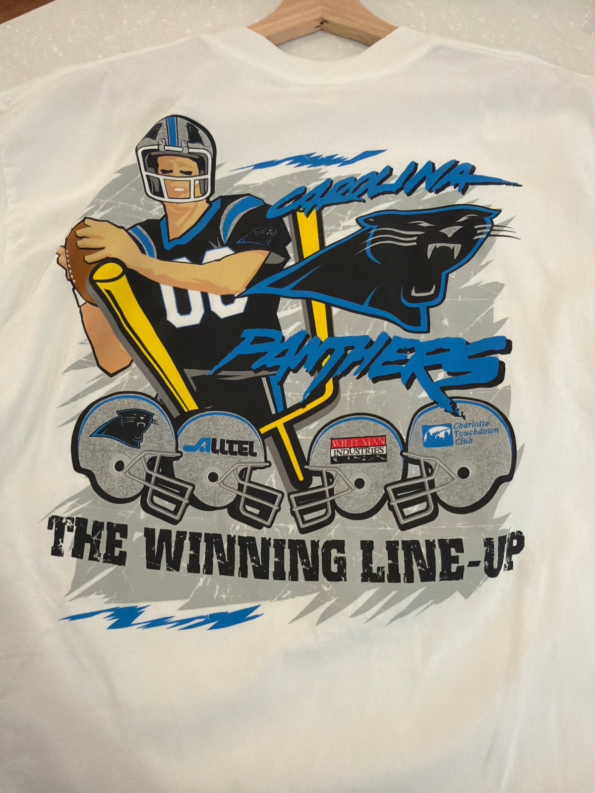 2000 Carolina Panthers vs Jacksonville Jaguars “The Winning Line-Up” Tee (XL)