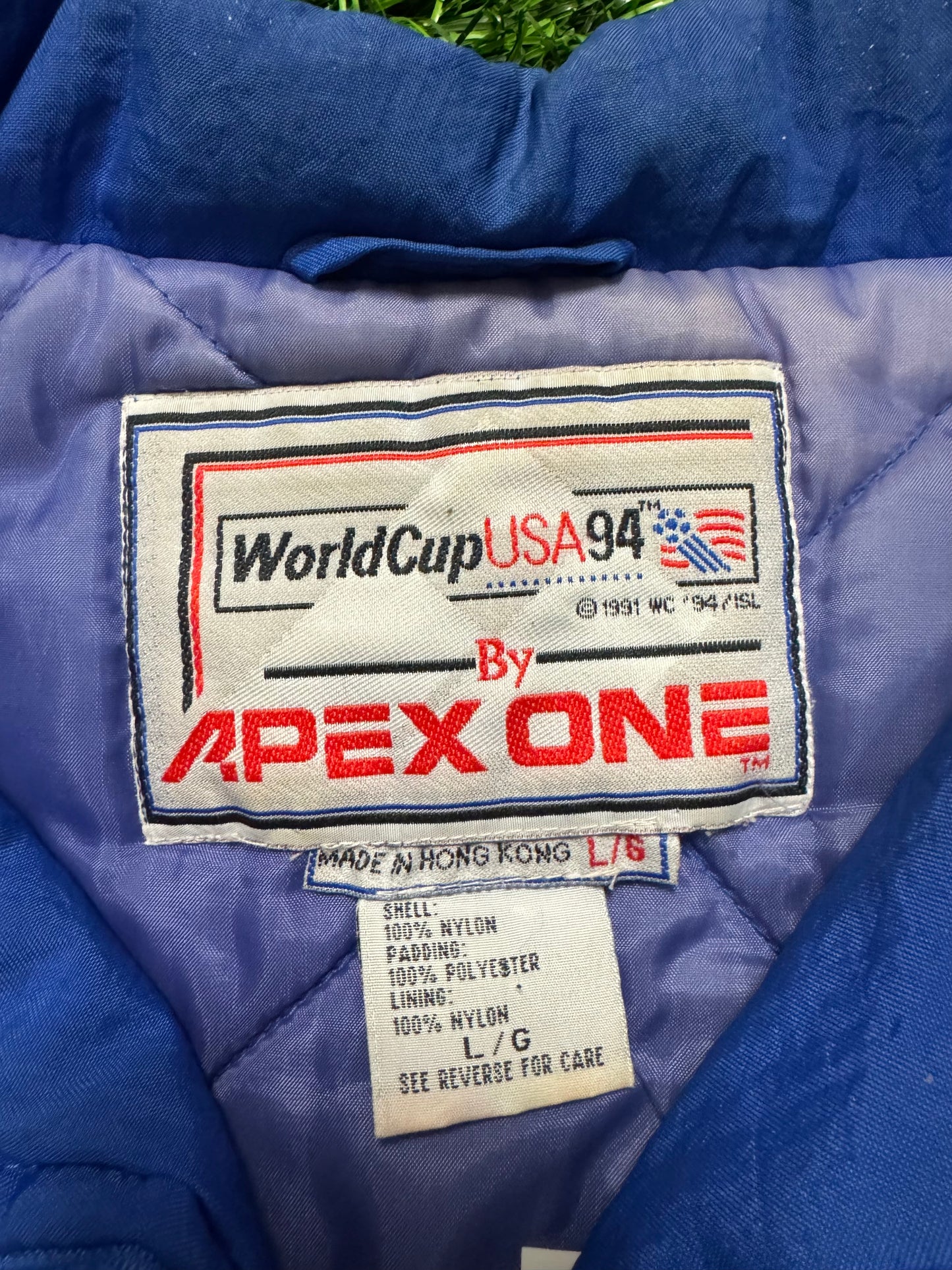 1994 USA Vintage Apex World Cup Soccer Puffer Jacket (L)