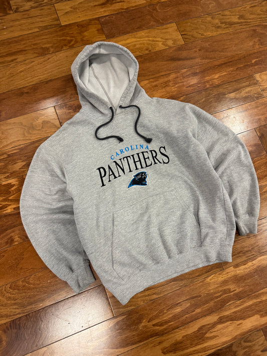 00s Panthers Grey Embroidered Hoodie (M)