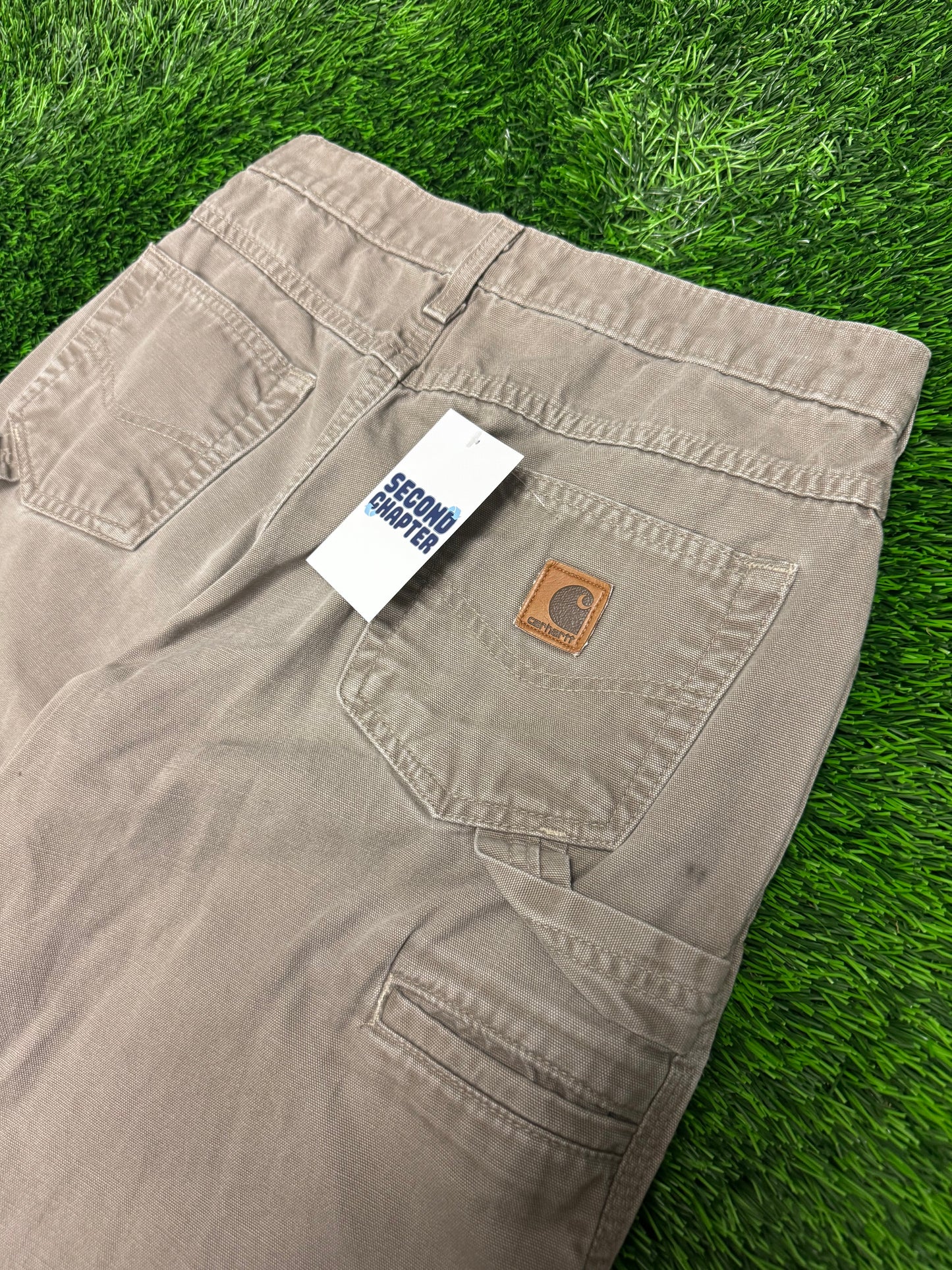 2008 Vintage Carhartt Cement Workwear Carpenter Pants (30 x 30)