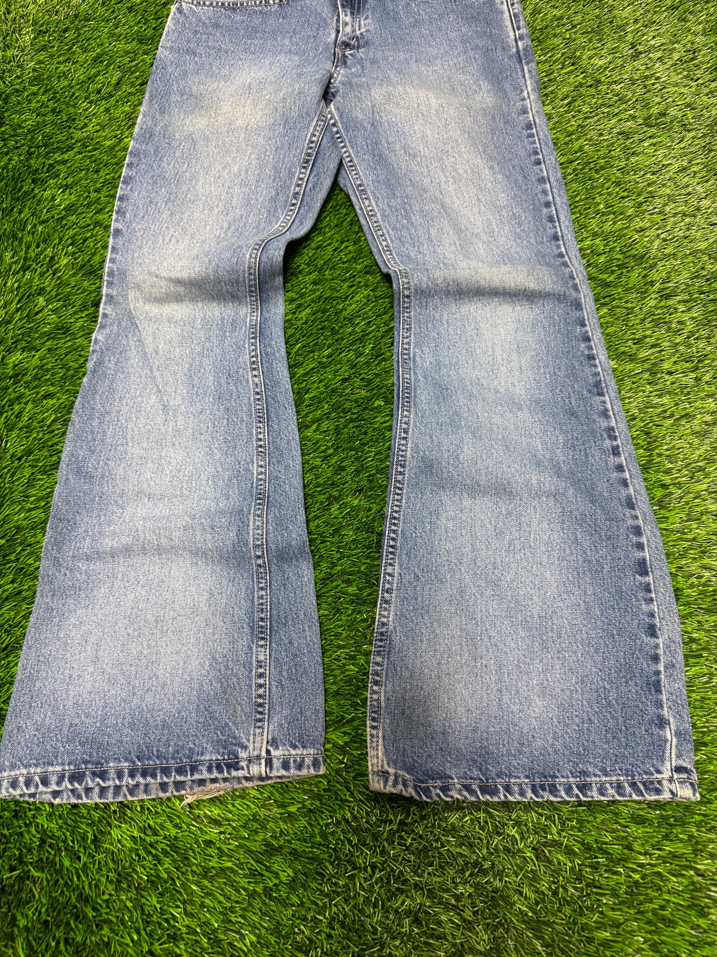 2001 Levi's Silver Tab Medium Blue Wash Women's Bootcut Flared Jeans (31 x 30)