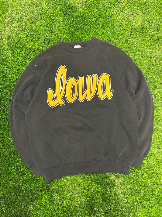 90s University of Iowa Spell Out Vintage Crewneck (XL)