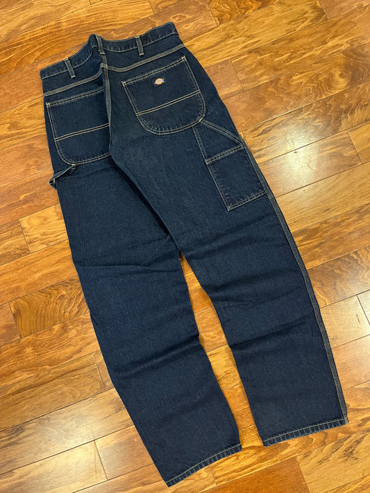 Dickies Dark Wash Jeans Carpenter Jeans (32 x 34)
