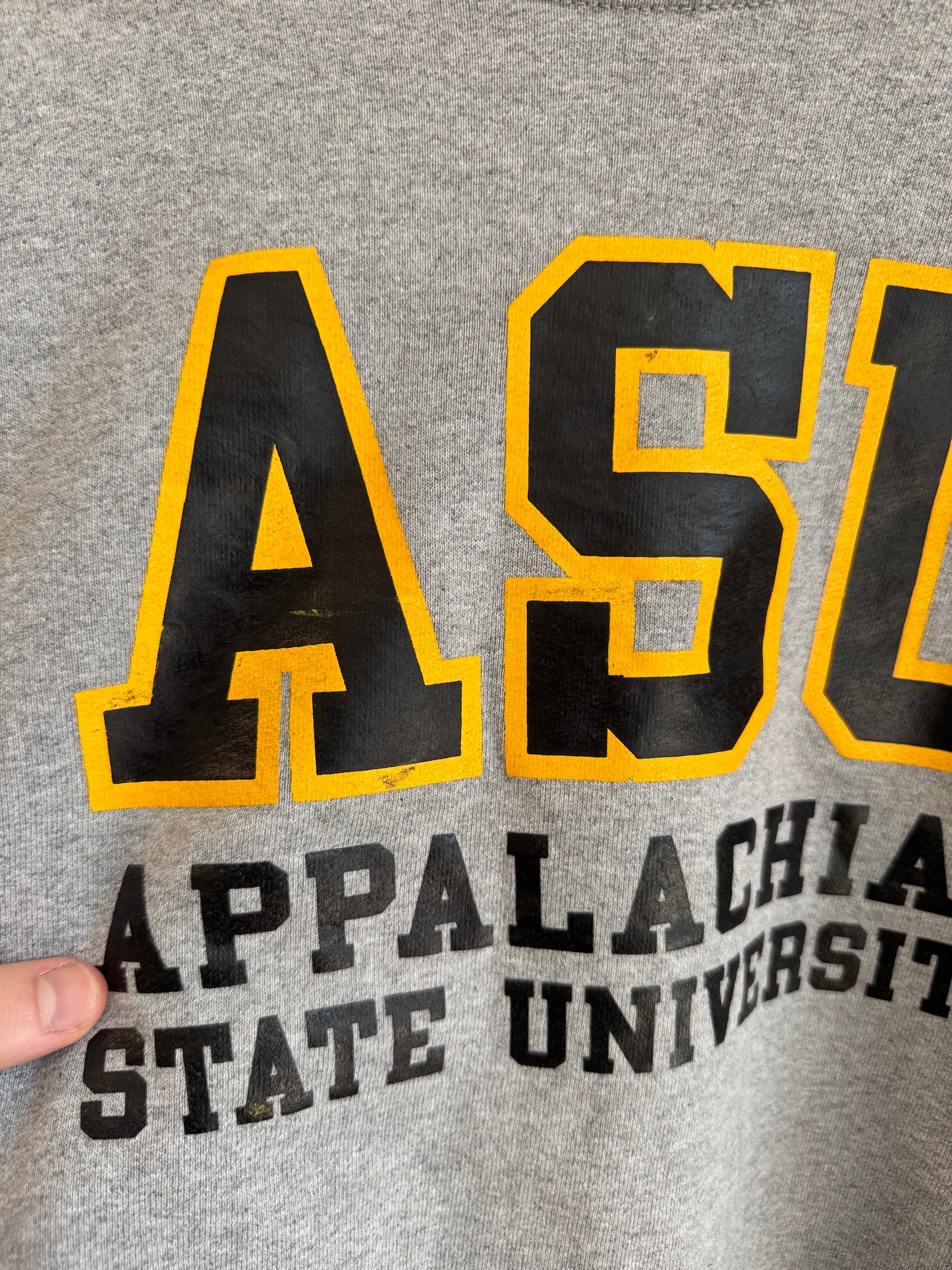 2010s Appalachian State (ASU) Spell Out Crewneck (L)