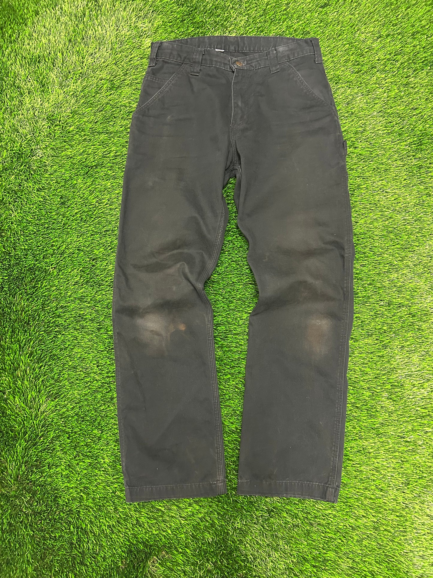 Black Carhartt Carpenter Pants (31 x 32)