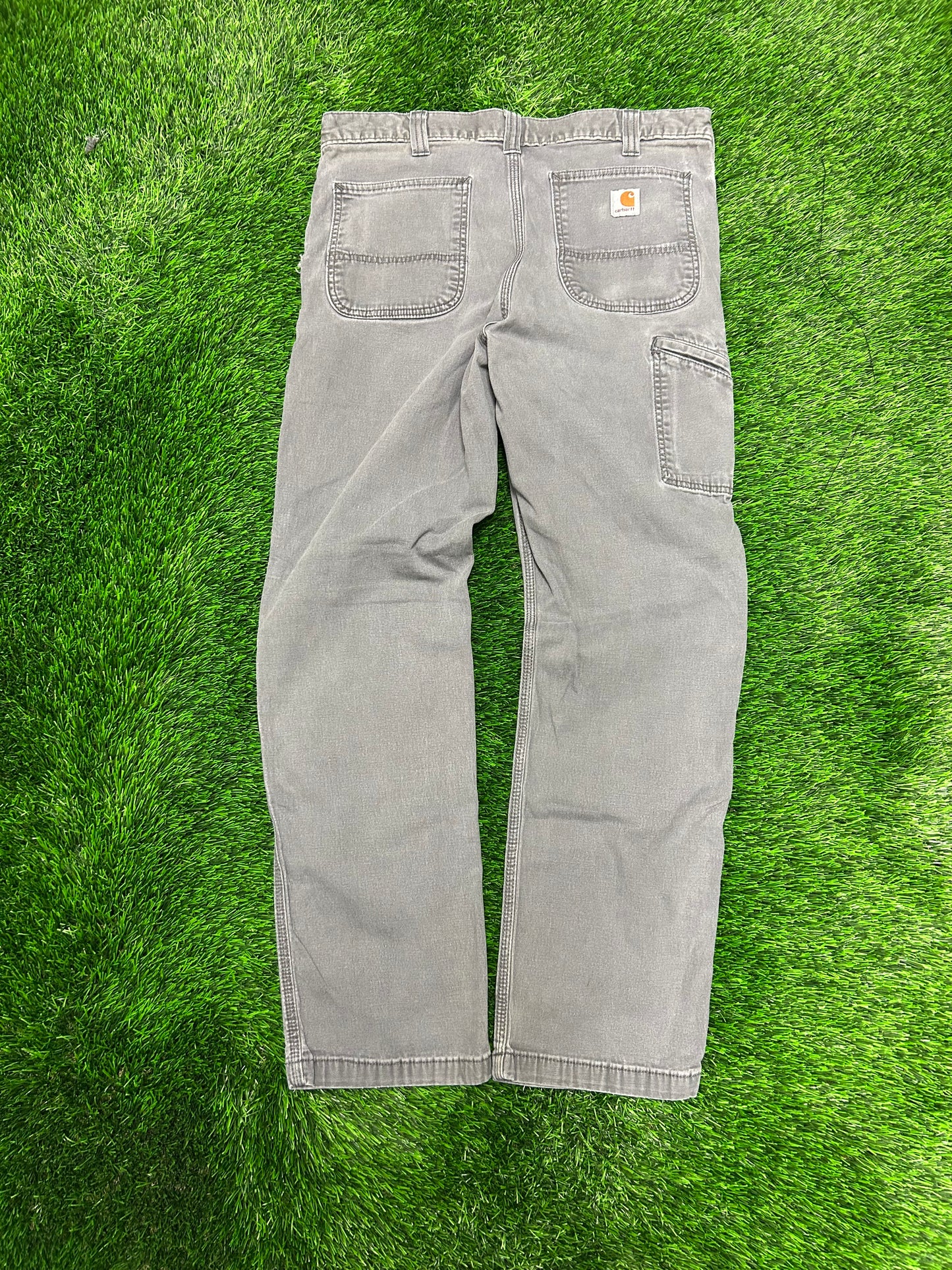 Carhartt Faded Grey Workwear Pants (34 x 32)