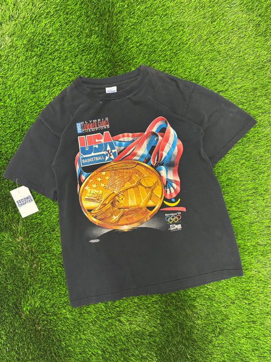 1992 USA Basketball Barcelona Olympics Vintage Tee (L)