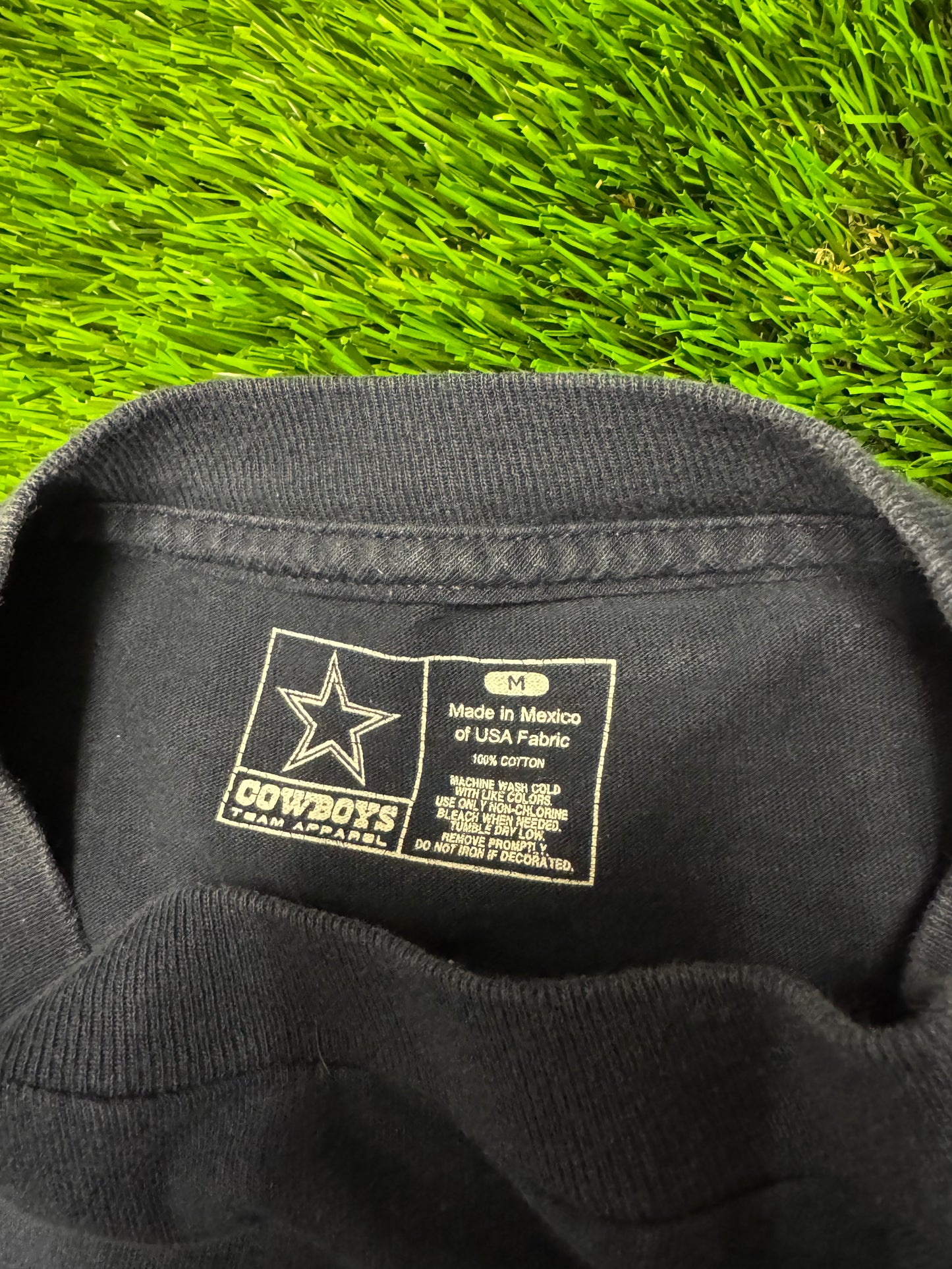 00s Dallas Cowboys Spell Out Navy Tee (L)