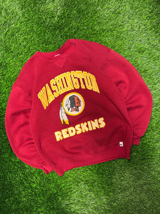 90s Washington Redskins Vintage Russell Athletics Crewneck (L)