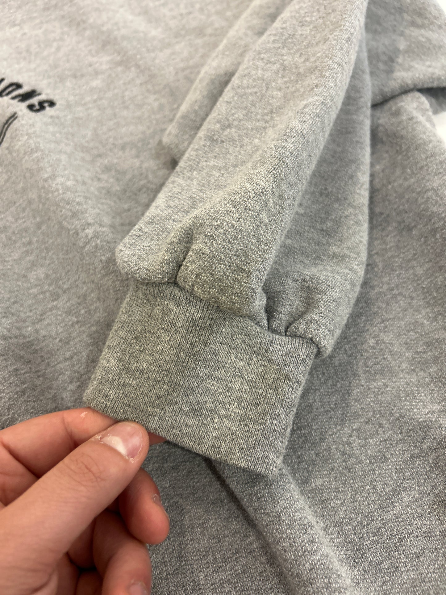 2003 Carolina Panthers Embroidered Grey Crewneck (XL)