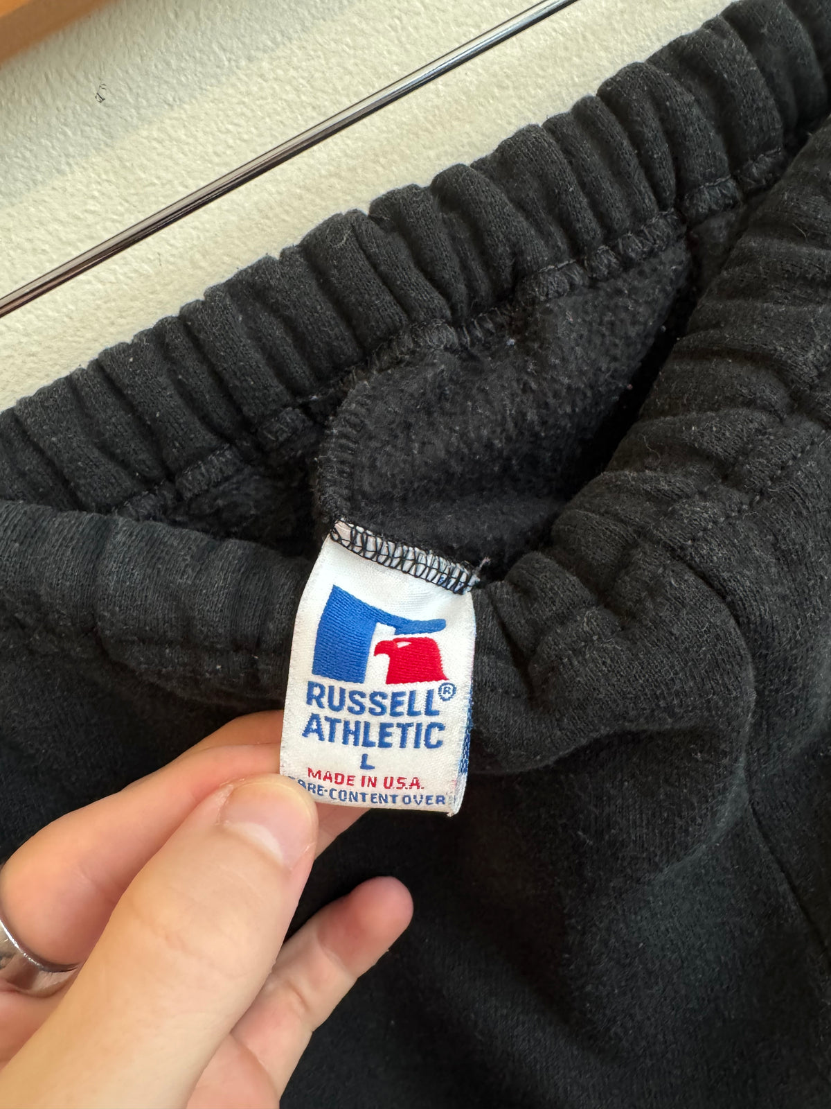 90s Carolina Panthers Cuffed Russell Sweatpants (L)