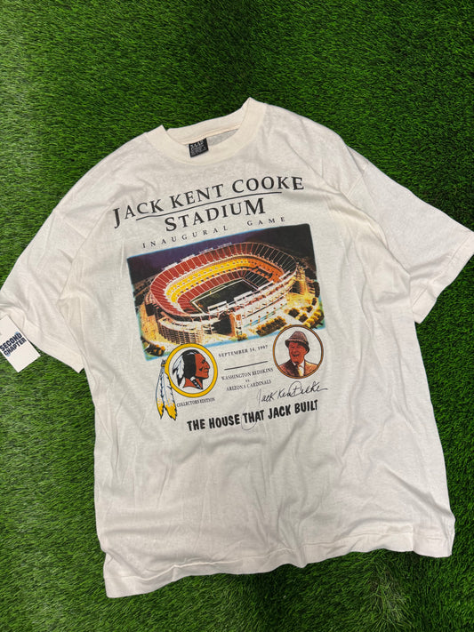 1997 Washington Redskins Inaugural Stadium Tee (L)