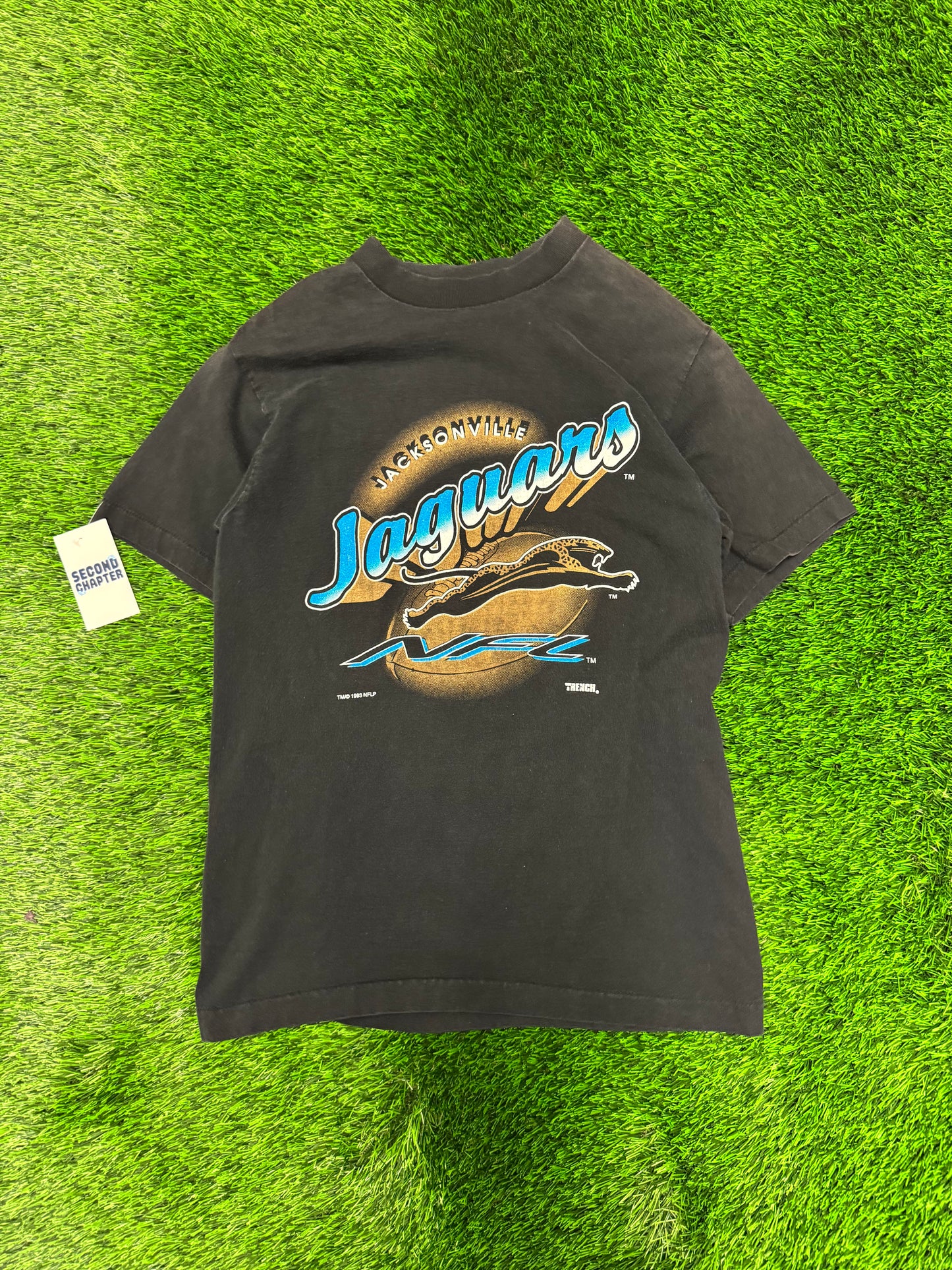 1993 Jacksonville Jaguars Trench Vintage Tee (M)