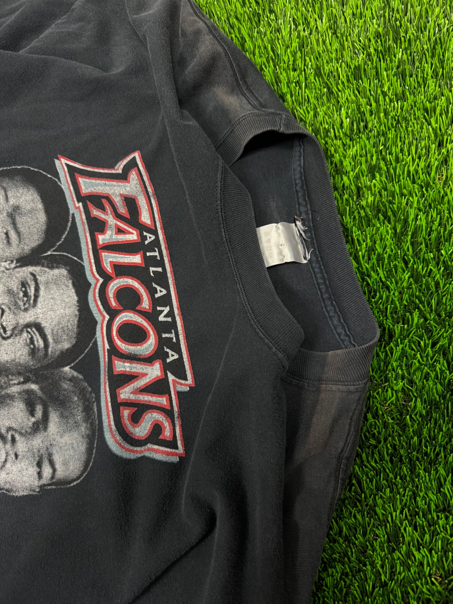 Atlanta Falcons Dunn, Vick, Duckett DVD 1/4th Sleeve Tee (XXL)
