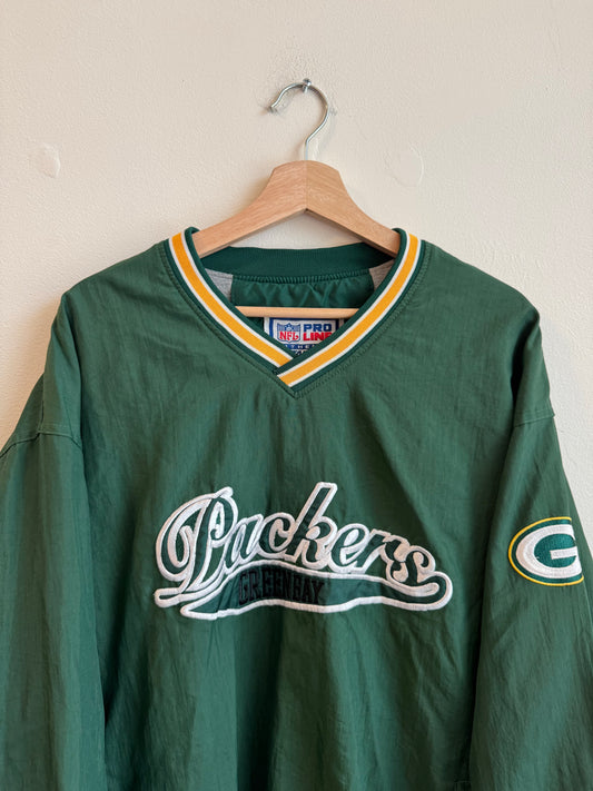 90s Green Bay Packers Vintage NFL Starter Windbreaker (XL)