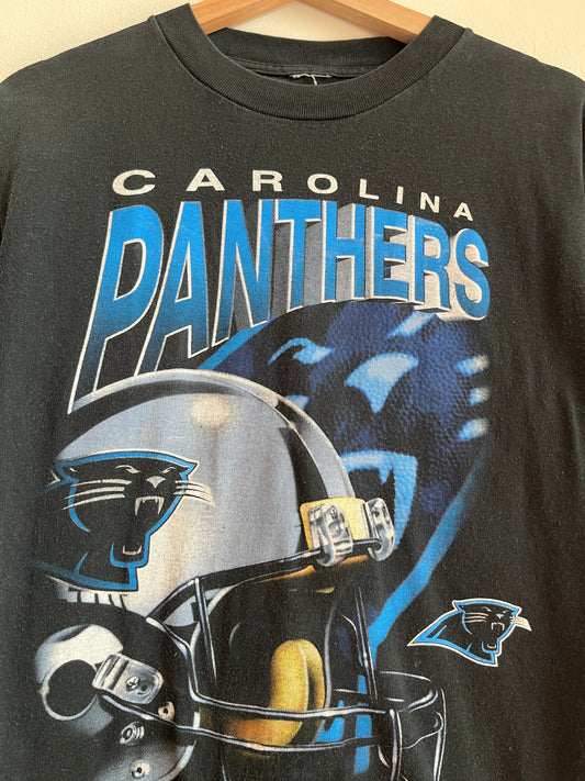00s Carolina Panthers Helmet Shadow Graphic Tee (M)
