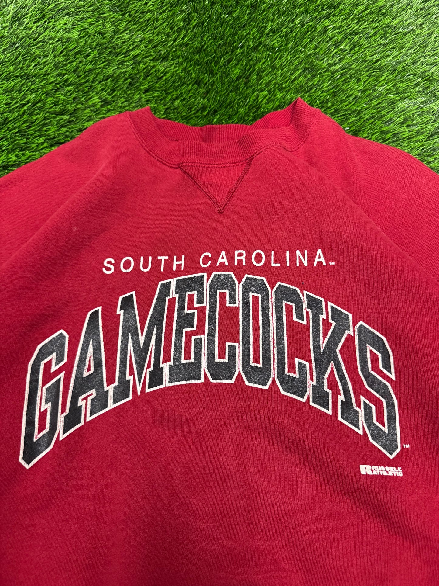 90s University of South Carolina USC Gamecocks Russell Vintage Crewneck (L)