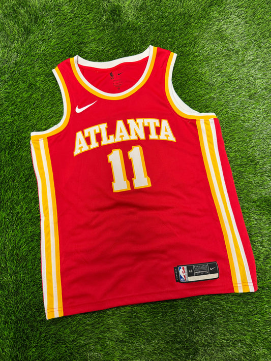 Atlanta Hawks Trae Young #11 Nike Red Statement Edition NBA Jersey (L)