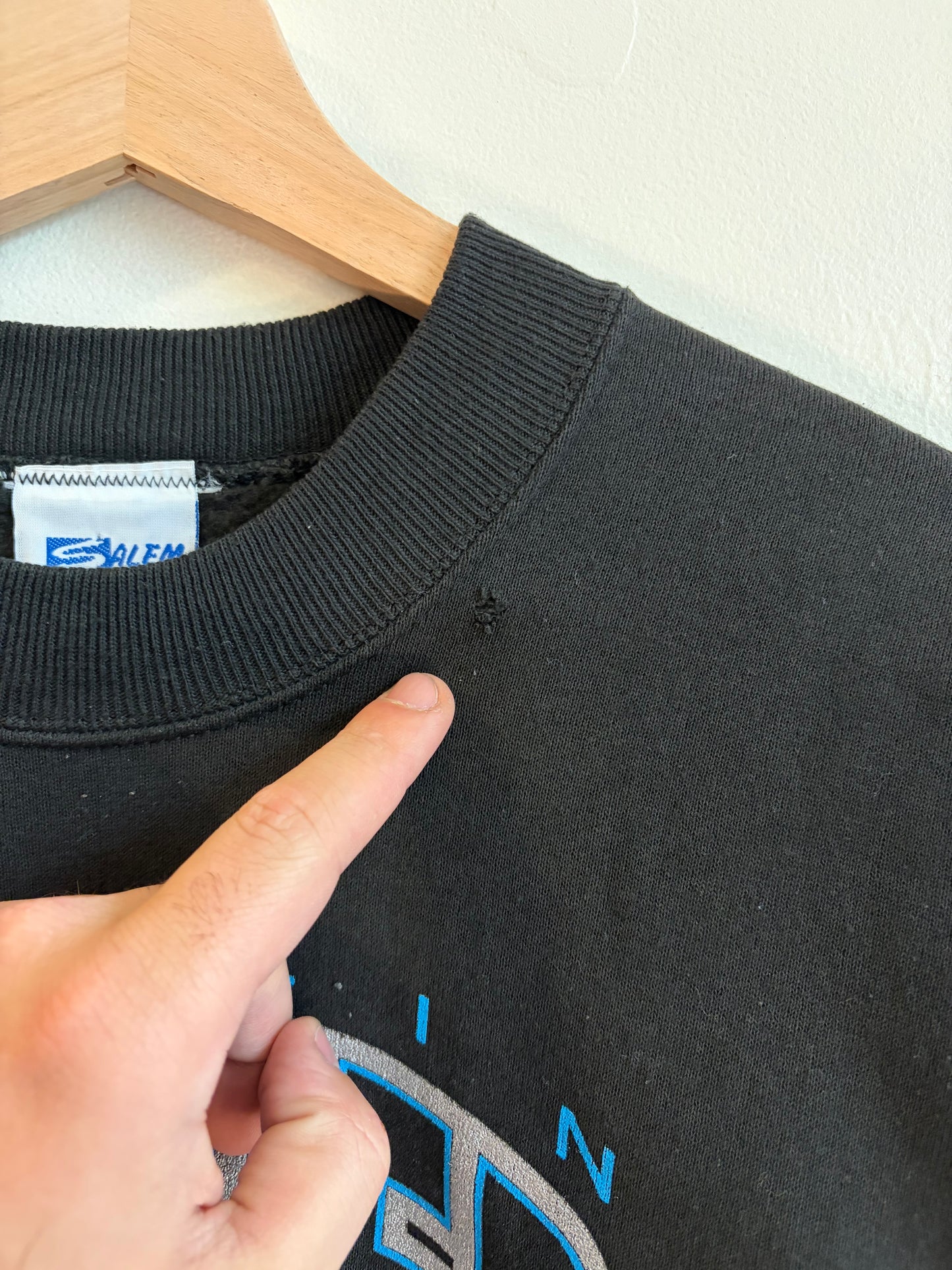 1993 Carolina Panthers Salem Helmet Crewneck (XL)