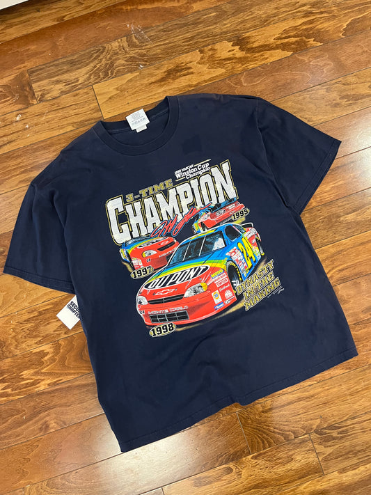 1998 Nascar Jeff Gordon 3x Champ Tee (XXL)