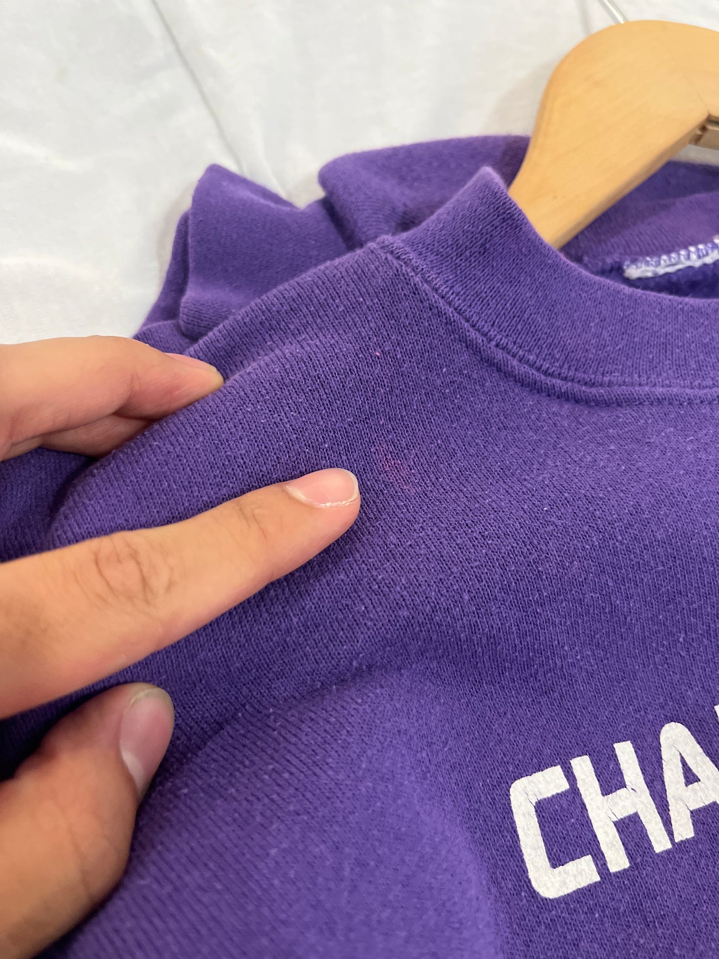 90s Charlotte Hornets NBA Purple Crewneck (S)