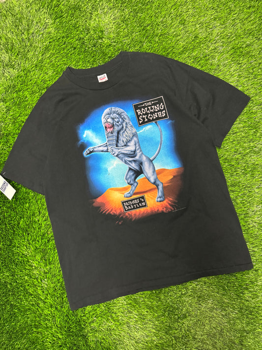 1997 Rolling Stones Bridges To Babylon Anvil Vintage Band Tee (XXL)