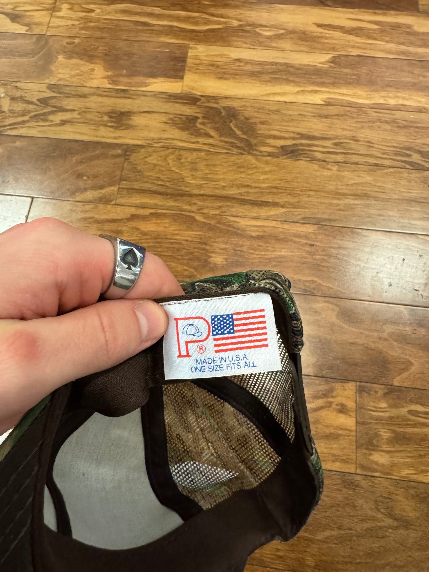 80s Camo Realtree Trucker Hat (OS)