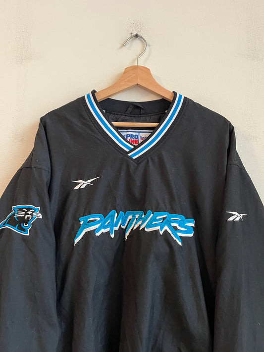 90s Carolina Panthers Cat Scratch Reebok Pro Line Windbreaker (L)