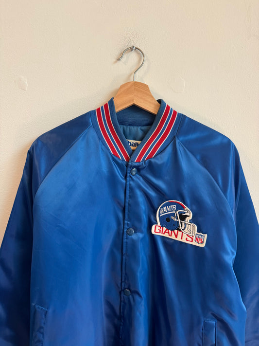 90s New York Giants Chalk Line NFL Satin Jacket (L)
