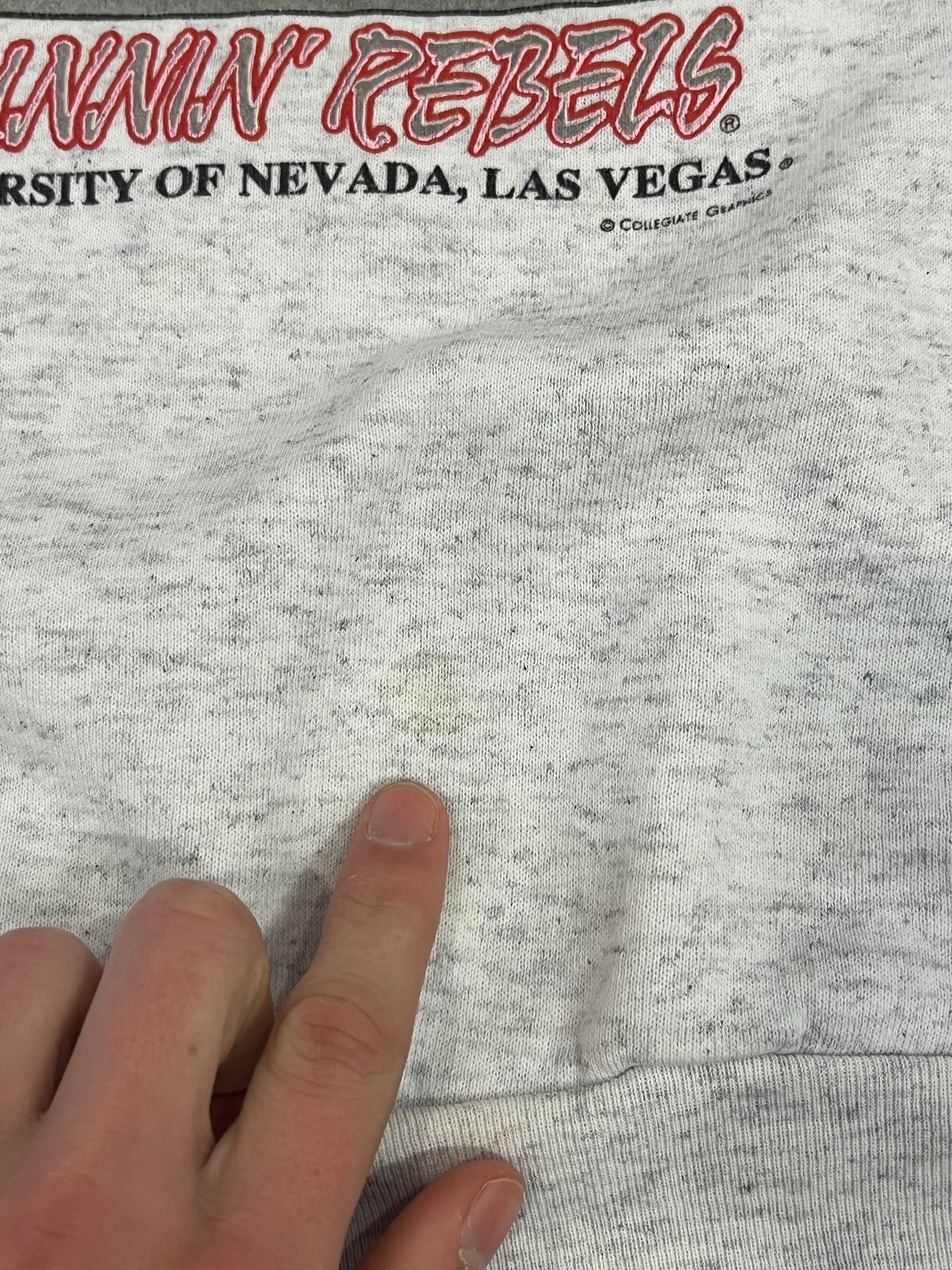 90s University Of Nevada Las Vegas (UNLV) Vintage Graphic Crewneck (XL)