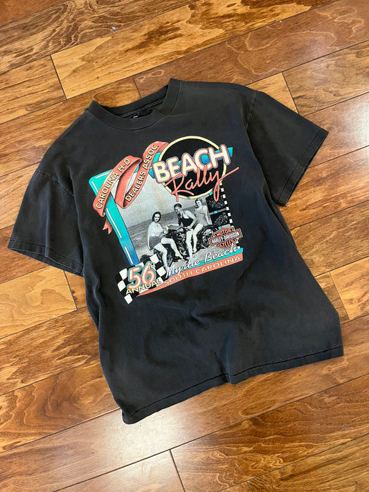 1998 Harley Davidson 56th Beach Rally Tee (M)
