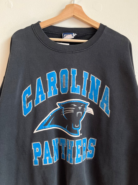 1993 Carolina Panthers Black Bike Crewneck (XL)