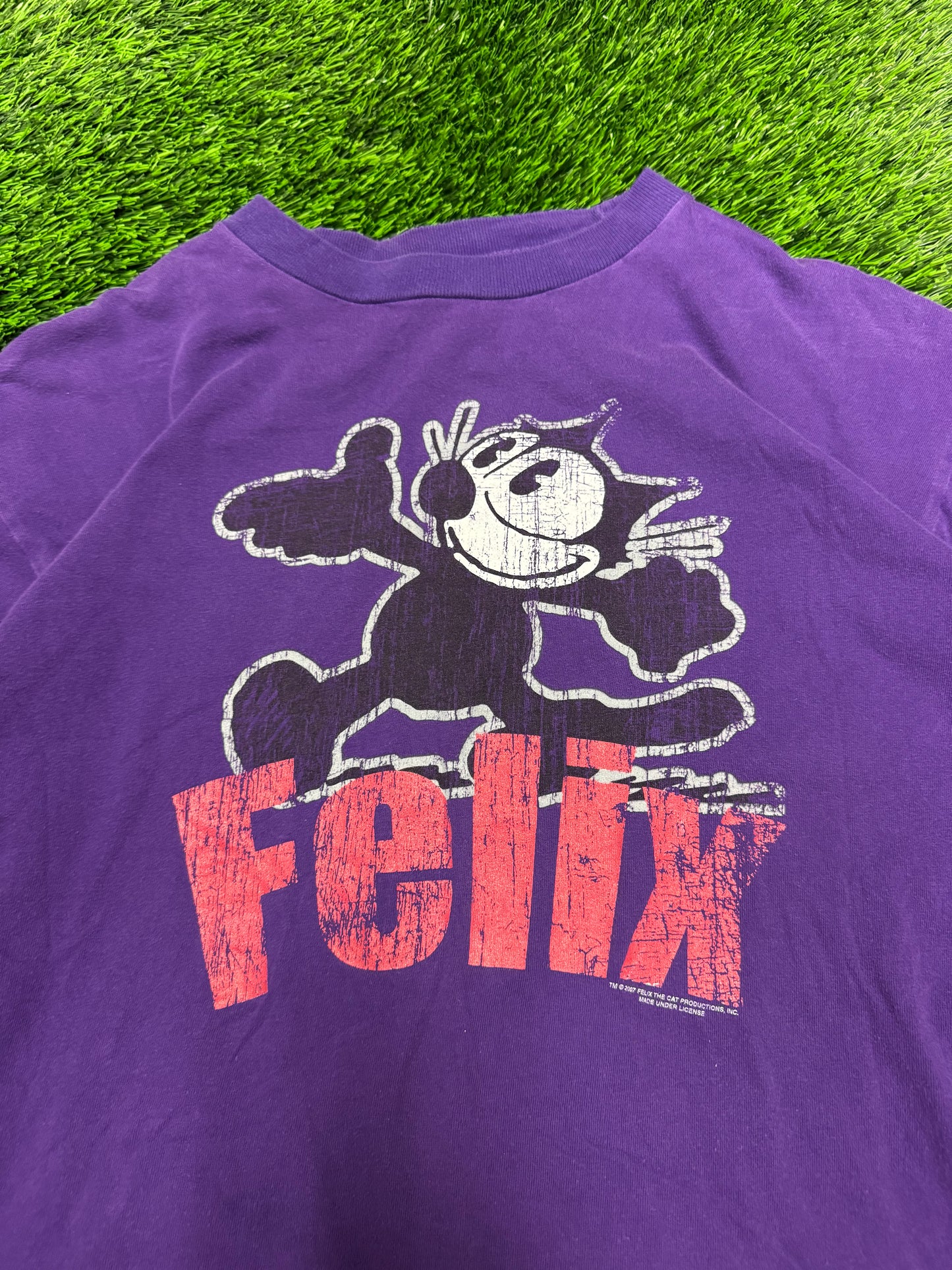 2007 Felix The Cat Vintage Cartoon Graphic Tee (XL)