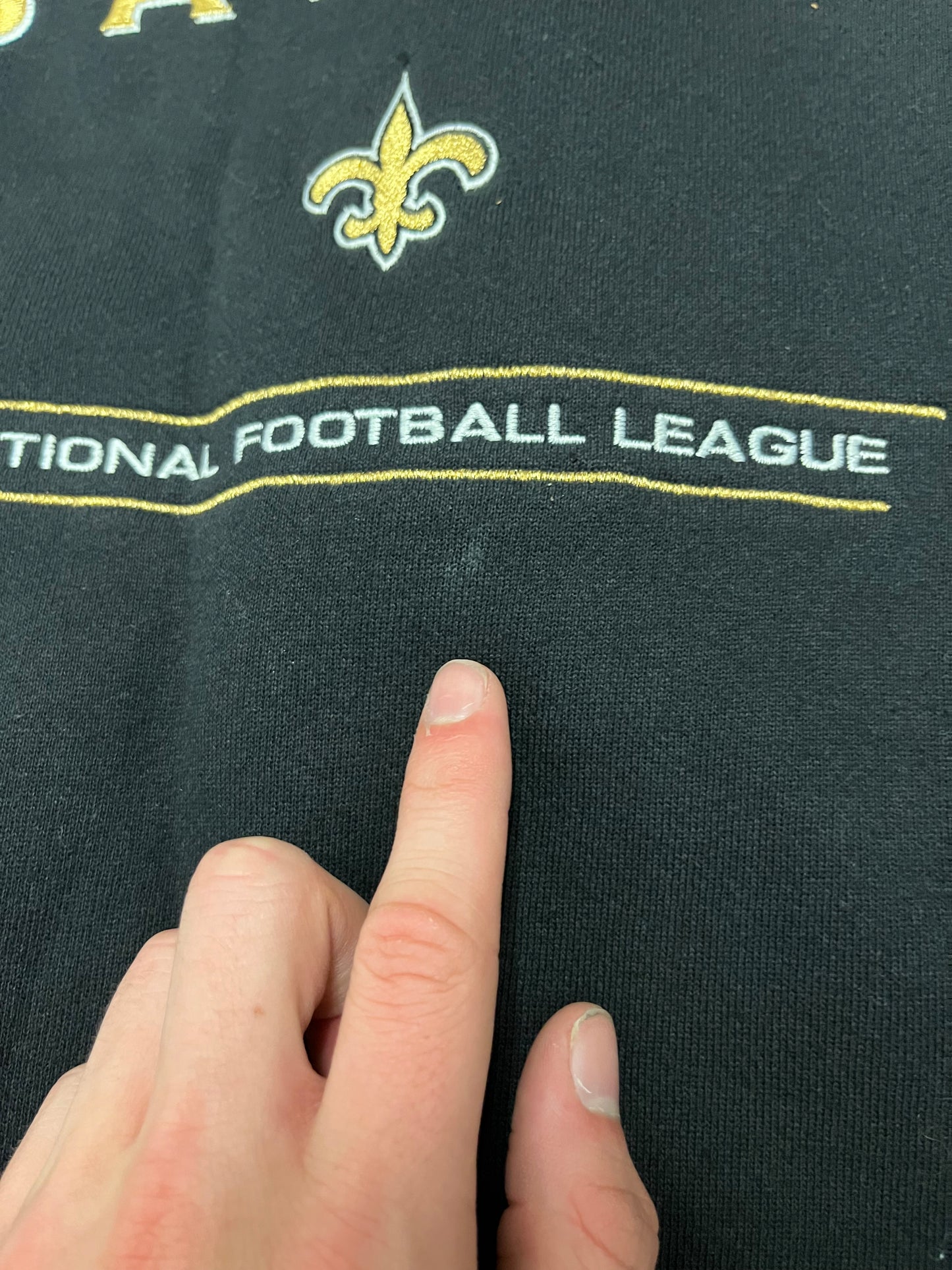 00s New Orleans Saints Embroidered Lee Crewneck (XL)